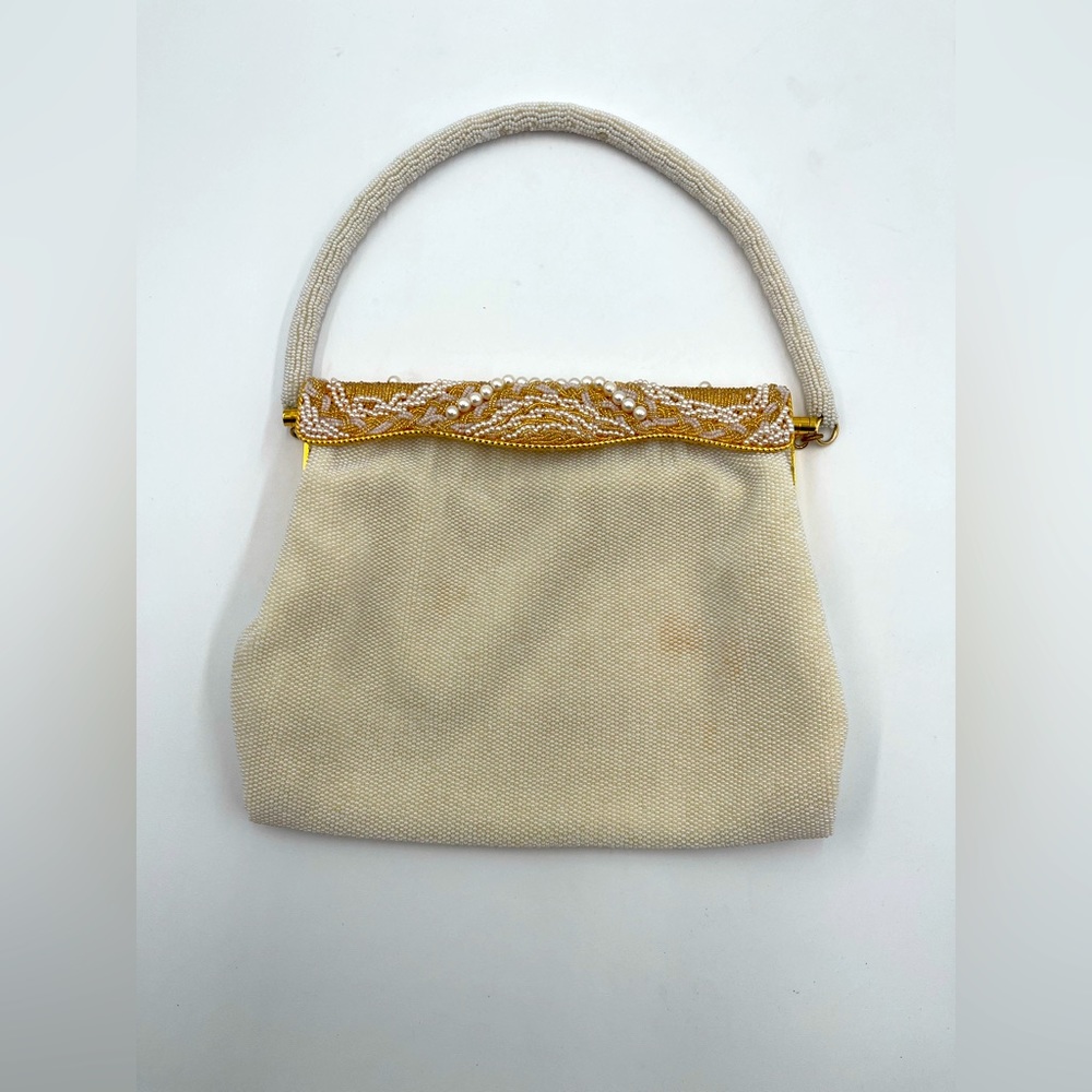 MADE IN FRANCE VINTAGE - Exquisite Handmade Evening Bag (1950s?) Rare